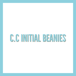 C.C Initial Beanies