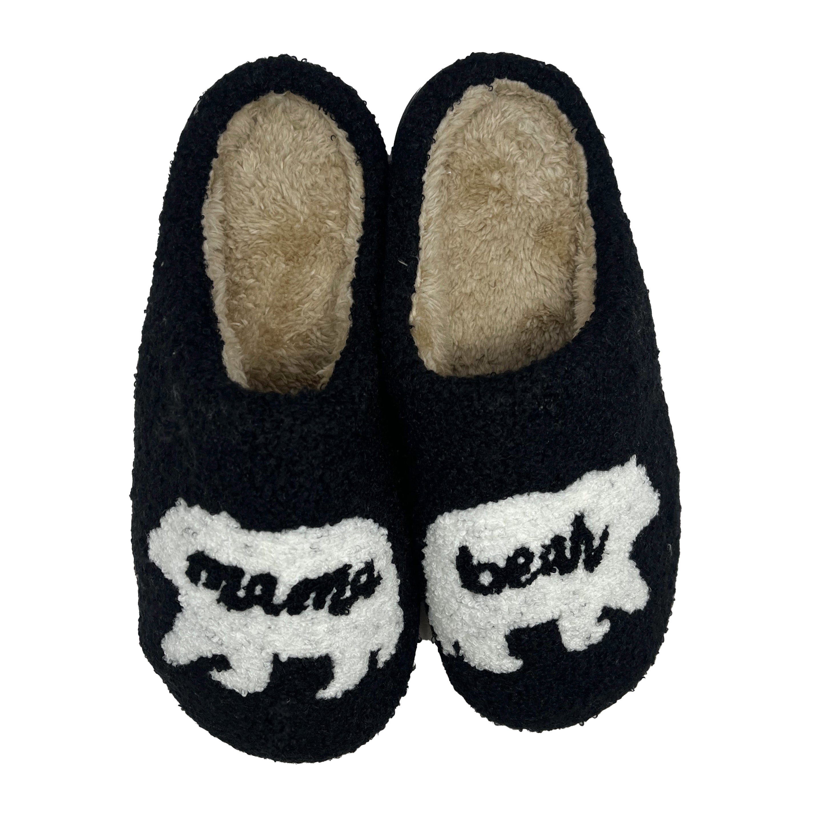 SF-1120 Mama Bear Slippers Black