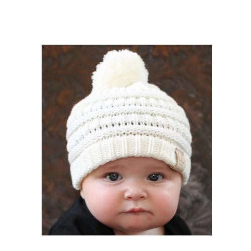 Baby-847 Beanie Ivory