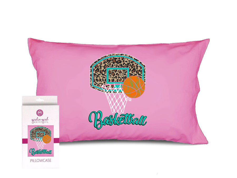 PC-Leopard Basketball Pillowcase
