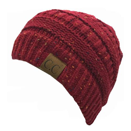 HAT-33-Speckled Burgundy