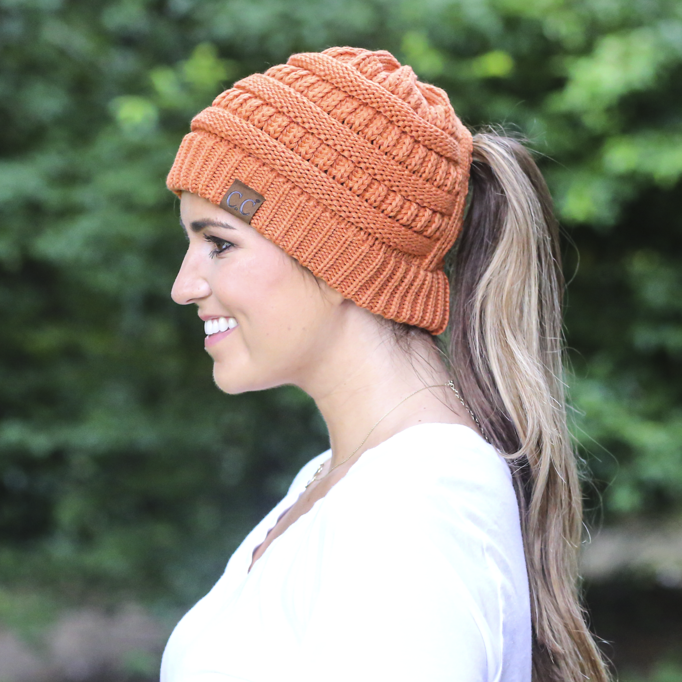 CCB-1 C.C Criss Cross Beanie Toffee