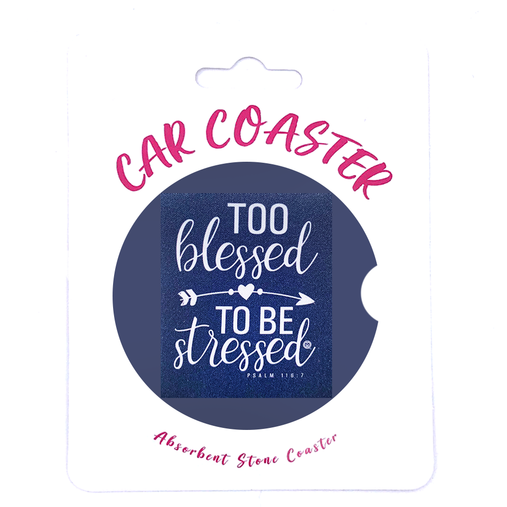C7 - Car Coaster Too Blessed