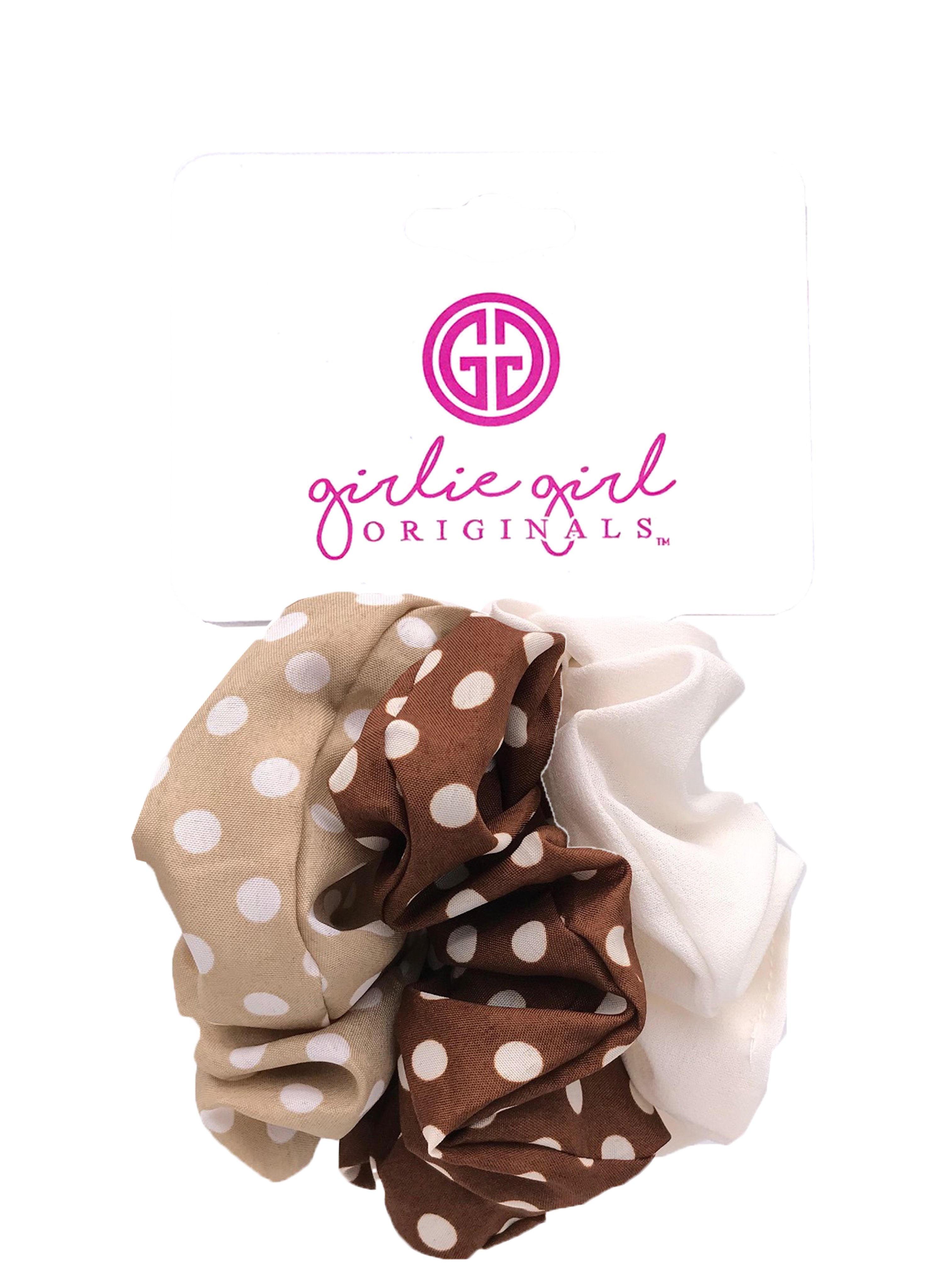 SCR-11-DOT Assorted Scrunchies