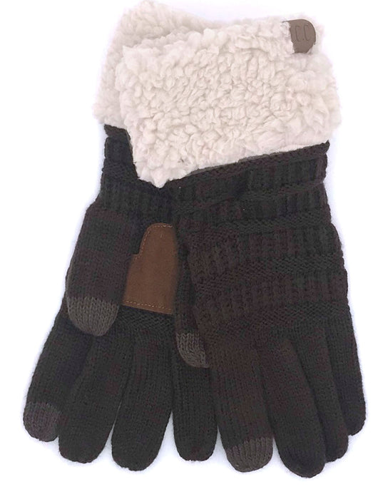 G-88 Sherpa Gloves Brown/Taupe