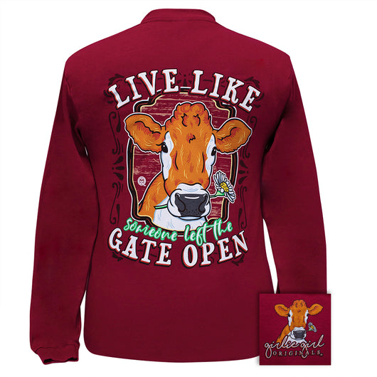 GIRLIE GIRL Gate Open Cardinal Long Sleeve - 2168