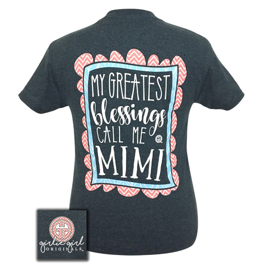 GIRLIE GIRL Greatest Blessings Mimi Dark Heather Short Sleeve - 1618