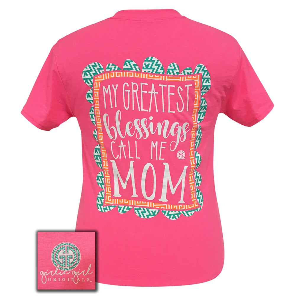 GIRLIE GIRL Greatest Blessings Mom Safety Pink Short Sleeve - 1625