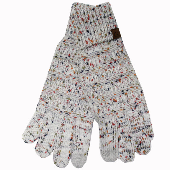 G-33 C.C Ivory Speckled Gloves