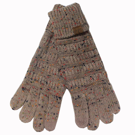 G-33 C.C Taupe Speckled Gloves