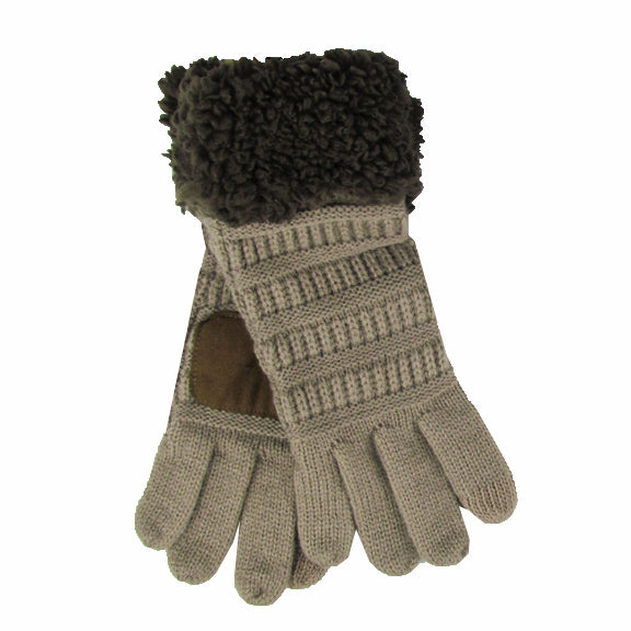G-88 Sherpa Gloves Beige/Brown