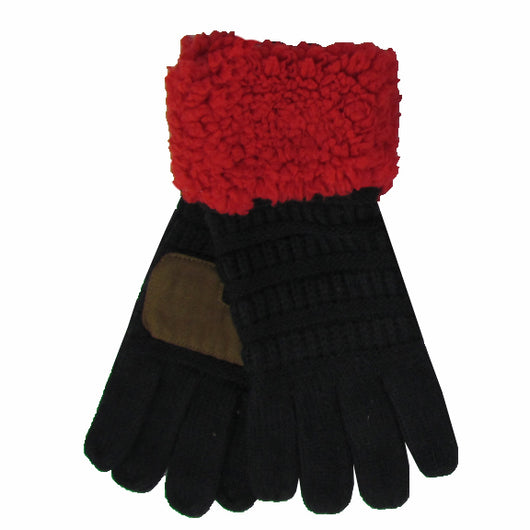 G-88 Sherpa Gloves Black/Red