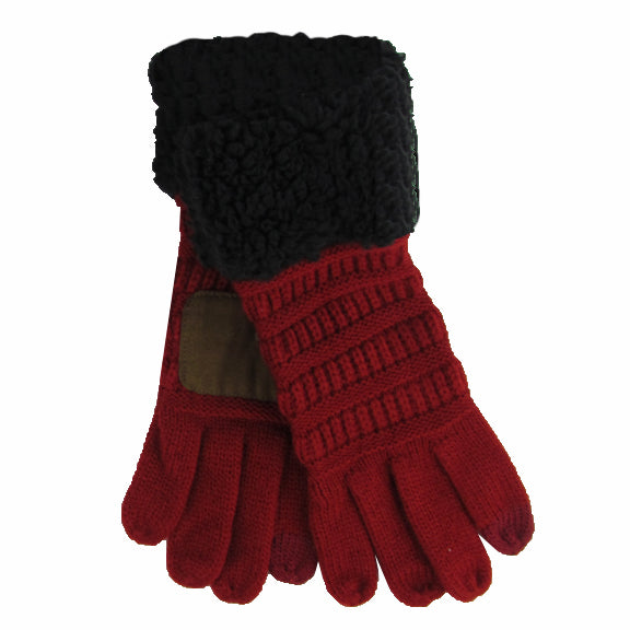 G-88 Sherpa Gloves Red/Black
