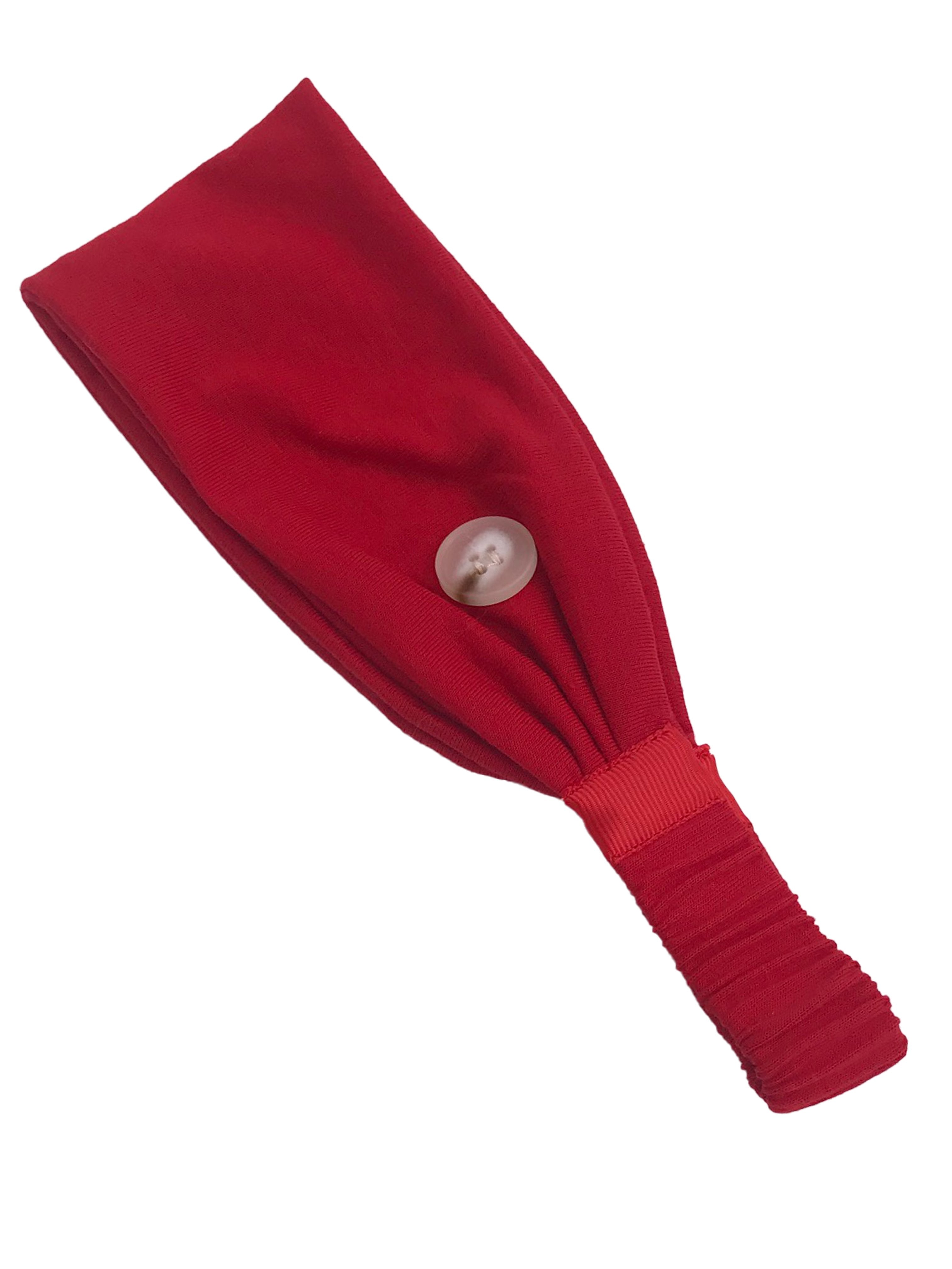 HB-2020 Adult Headband Solid Red