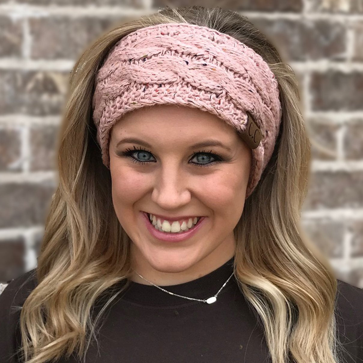 HW-33 ROSE SPECKLED HEADWRAP