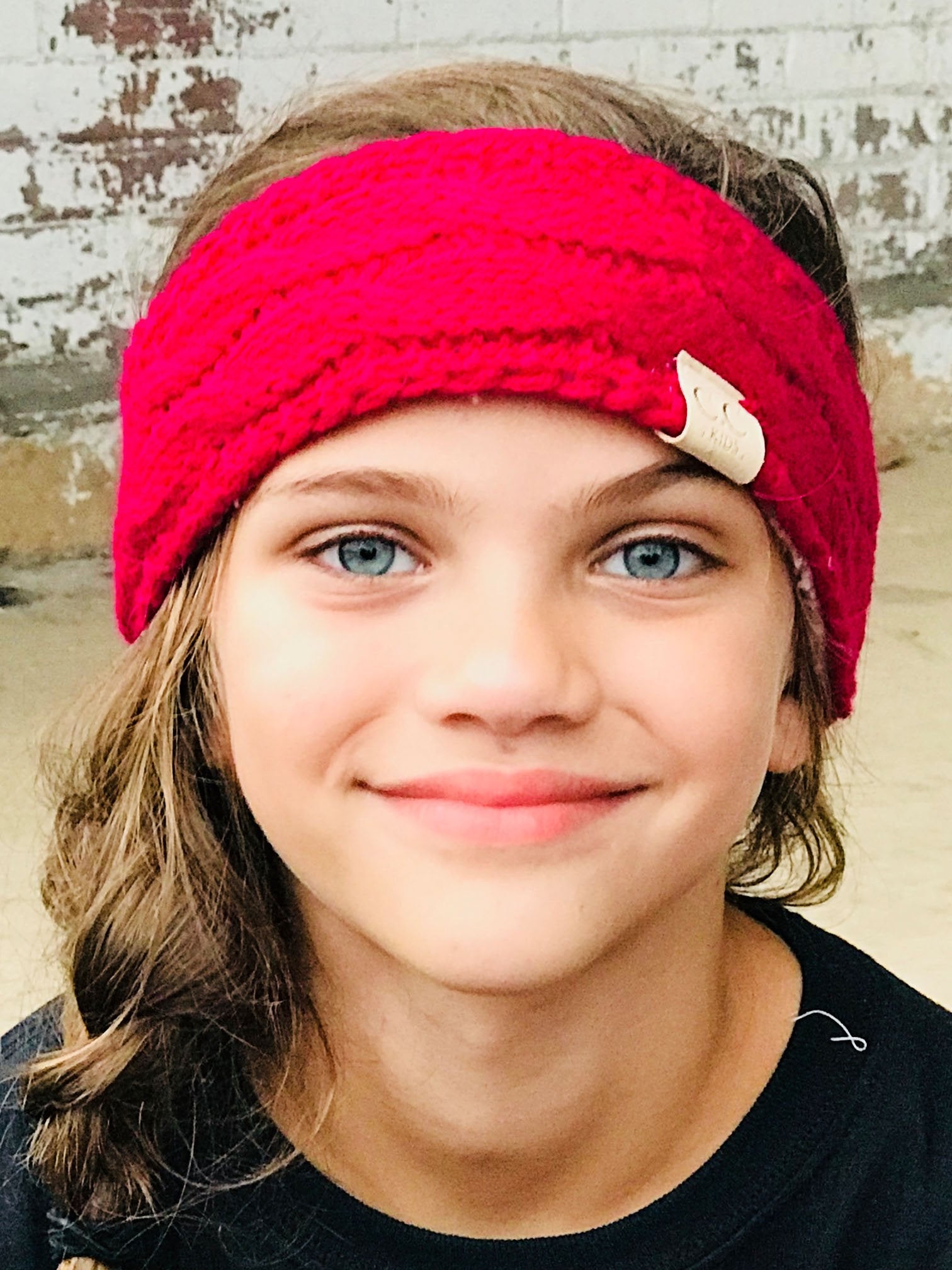 HW-20-KIDS HOT PINK HEADWRAP