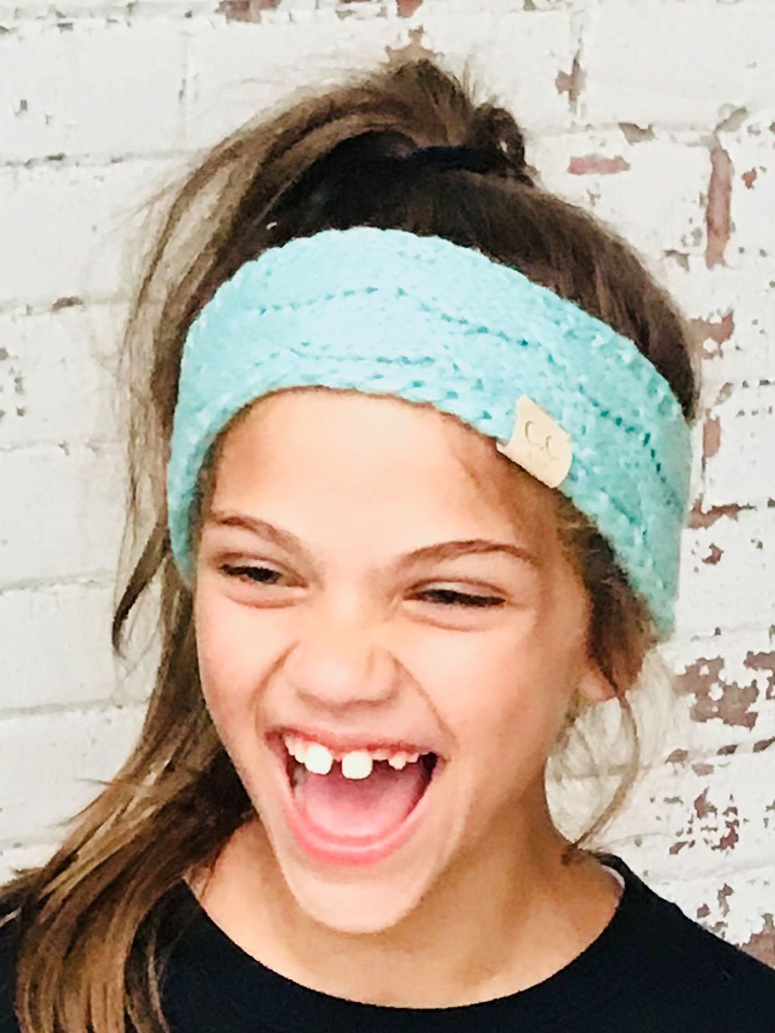 HW-20-KIDS MINT HEADWRAP