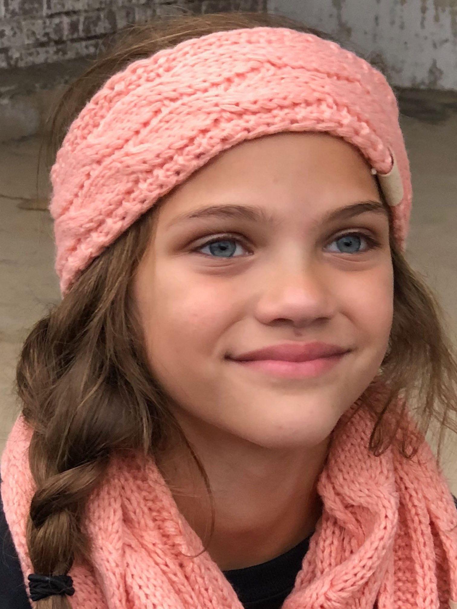 HW-20-KIDS PEACH HEADWRAP