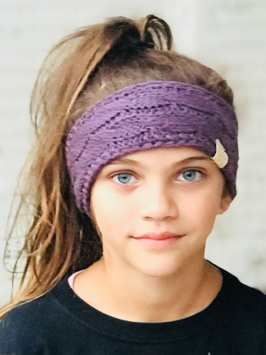 HW-20-KIDS VIOLET HEADWRAP