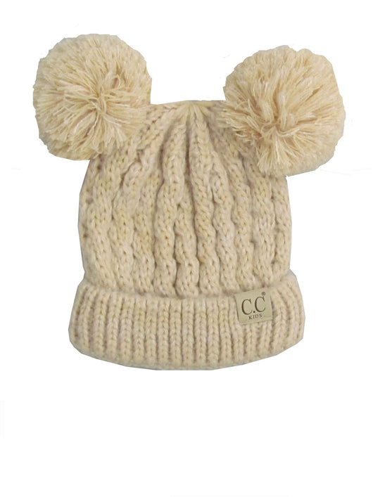 C.C Kid-23 Beige Youth Beanie
