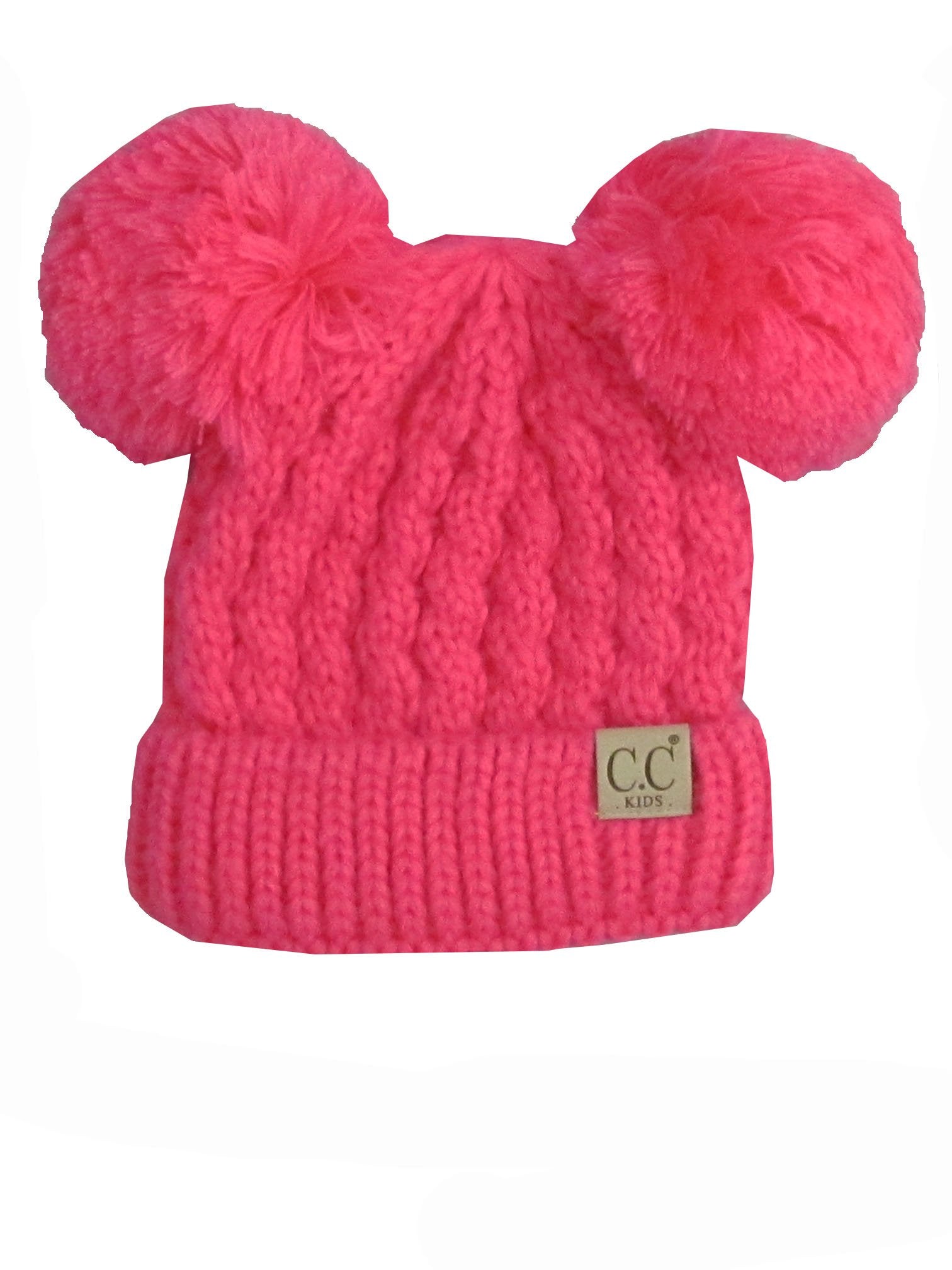 Kid-24 New Candy Pink Youth Beanie