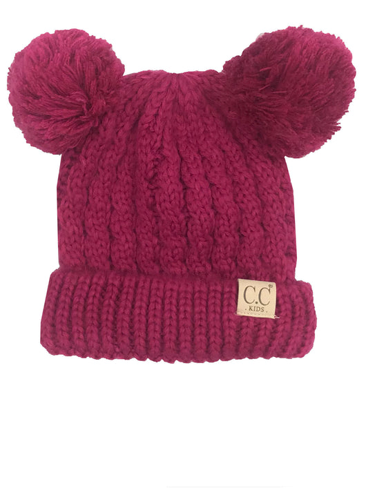 Kid-24 Hot Pink Youth Beanie
