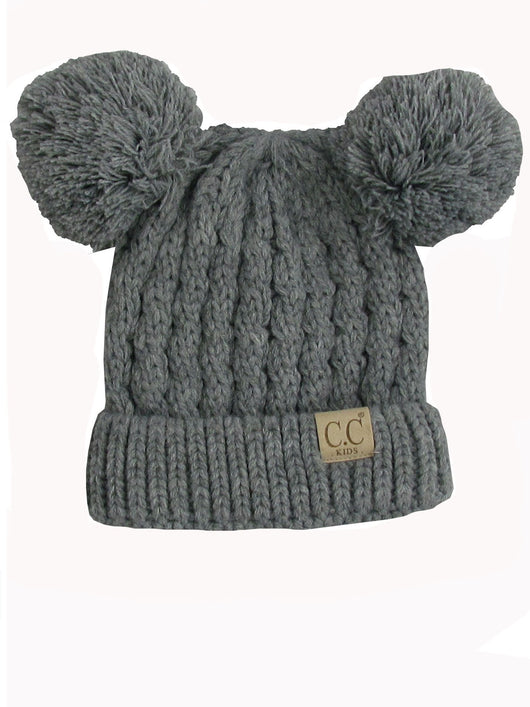 Kid-24 Light Melange Grey Youth Beanie