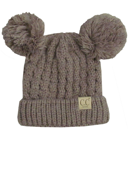Kid-24 Taupe Youth Beanie