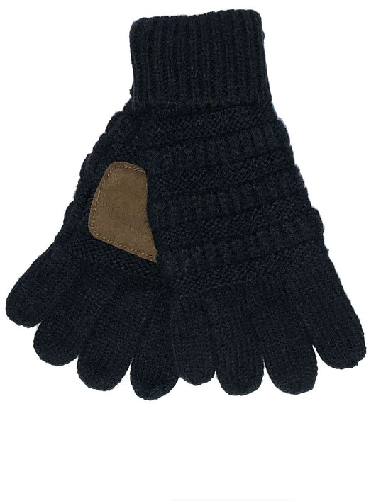 G-20-KIDS BLACK GLOVES