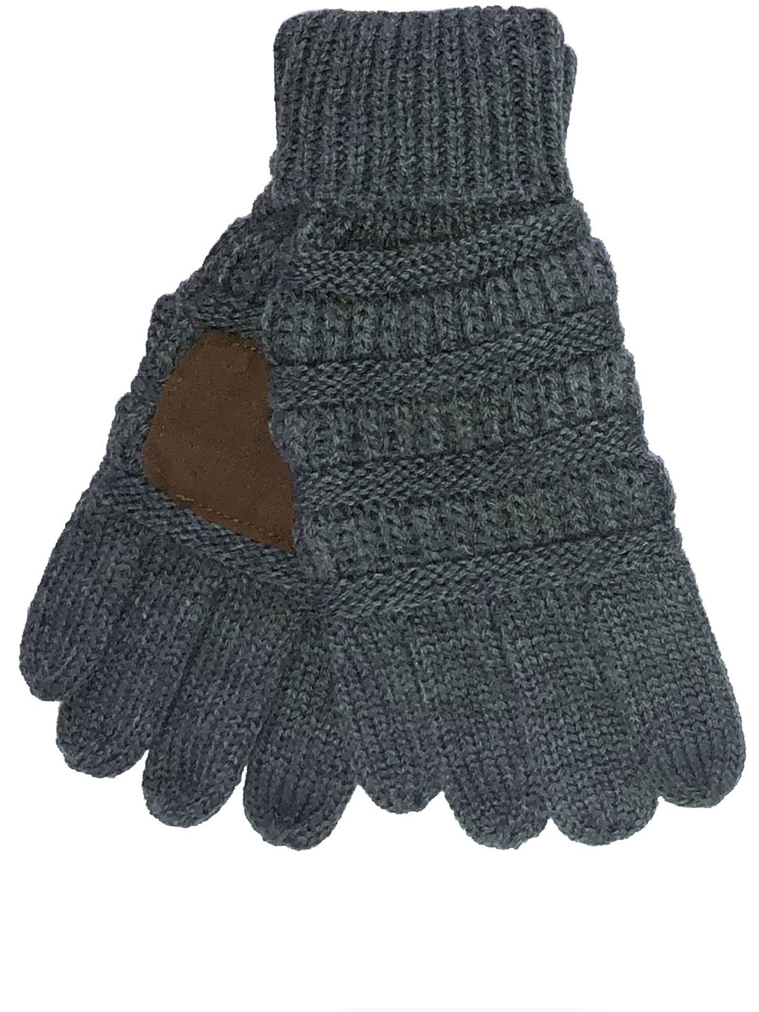 G-20-KIDS DARK MELANGE GREY GLOVES