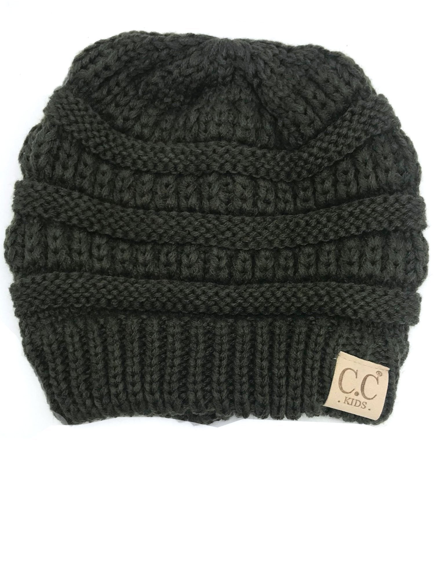 YJ-847 New Olive Kid Beanie