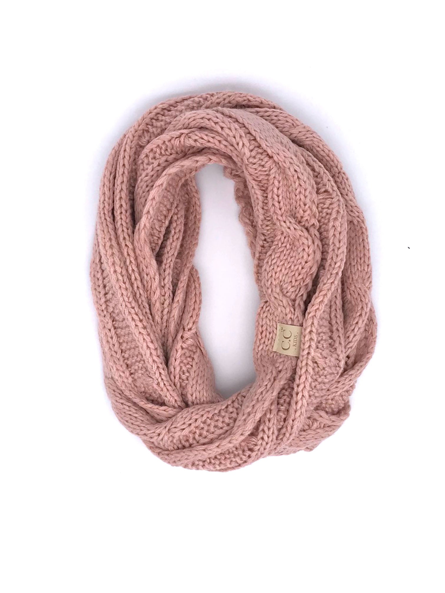 SF800KIDS-INDI PINK INFINITY SCARF