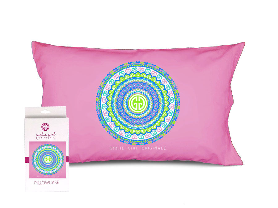 PC-Pink Mandala Pillowcase