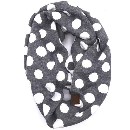 PD-INF-21 SCARF LT MELANGE GREY