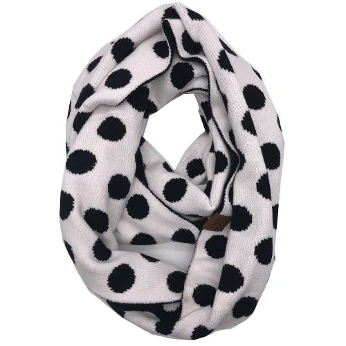 PD-INF-21 SCARF WHITE/BLACK