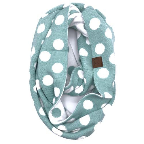 PD-INF-21 SCARF MINT/WHITE