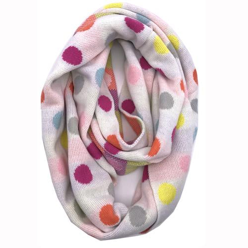 PD-INF-22 SCARF IVORY Multi Dot