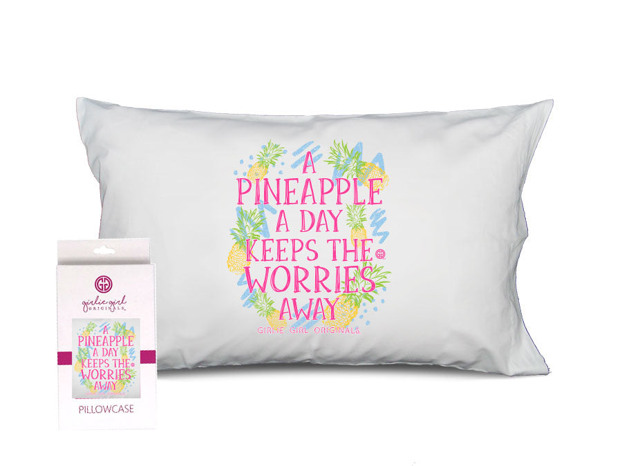 PC-White Pineapple Pillowcase