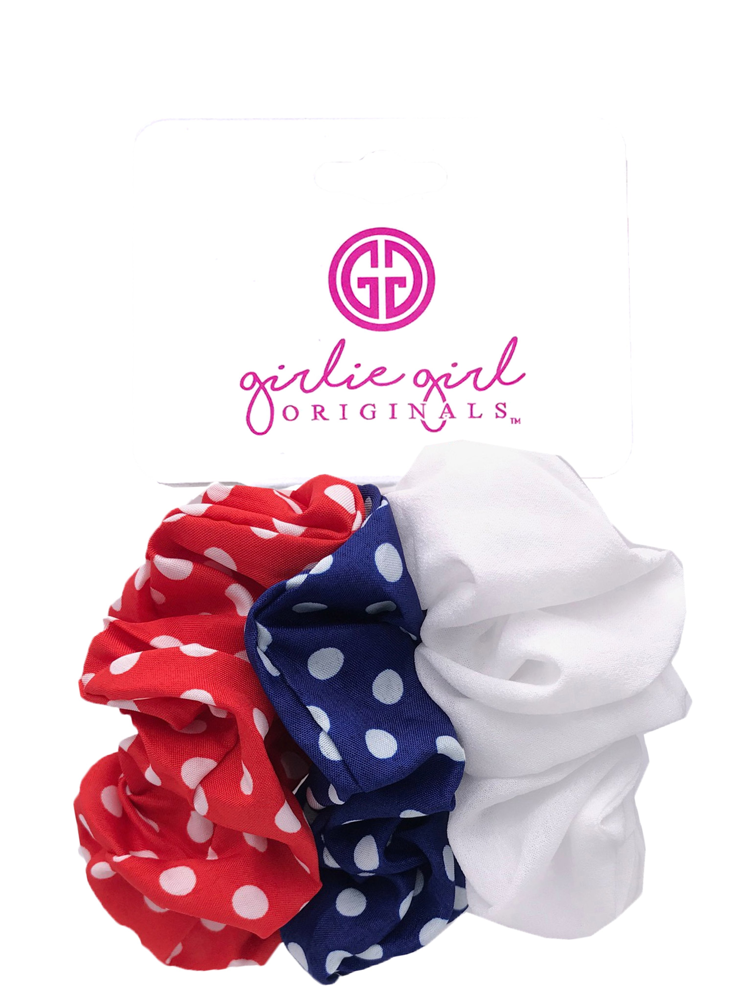 SCR-16-DOT Assorted Scrunchies