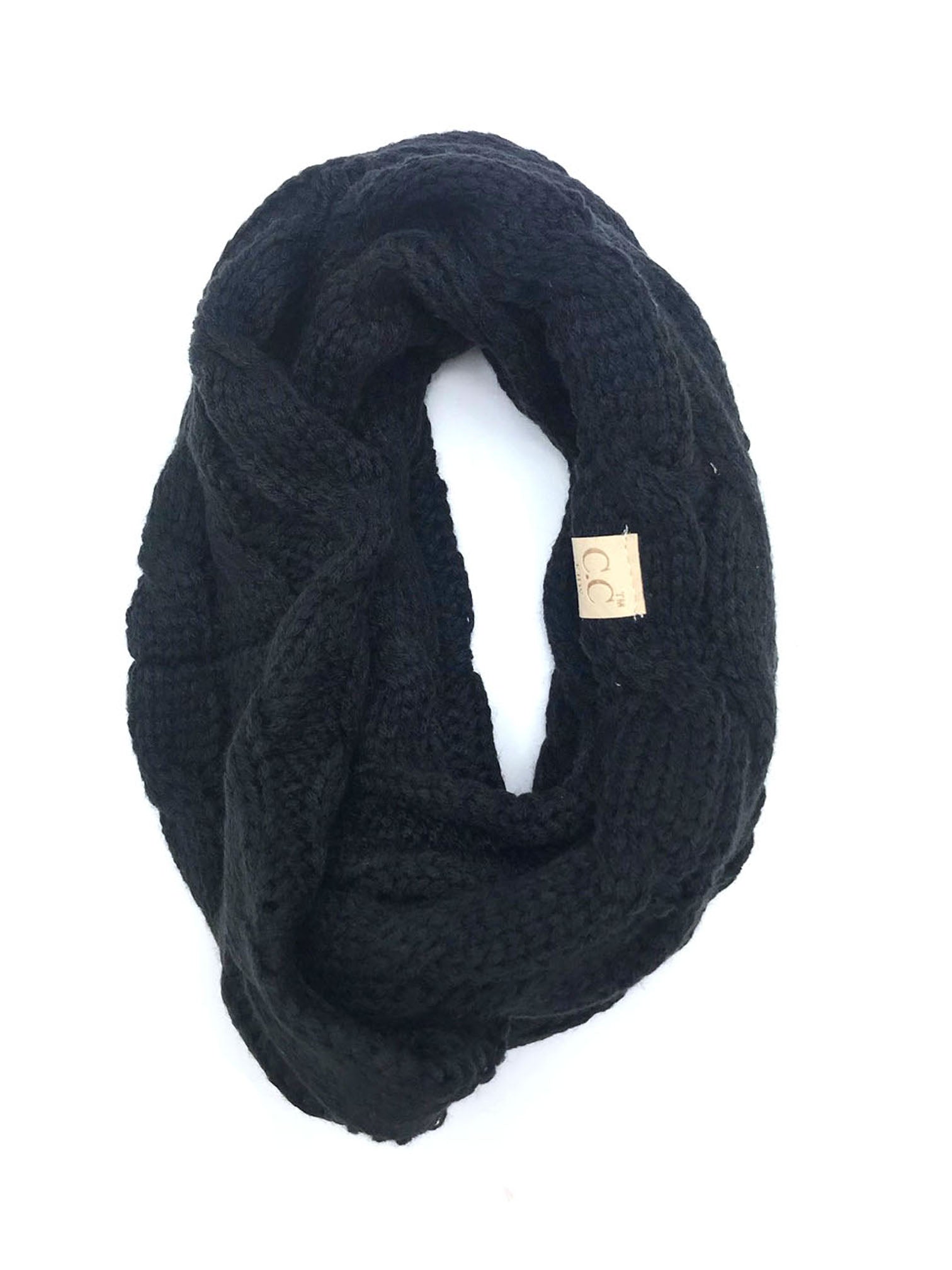 SF800KIDS-BLACK INFINITY SCARF