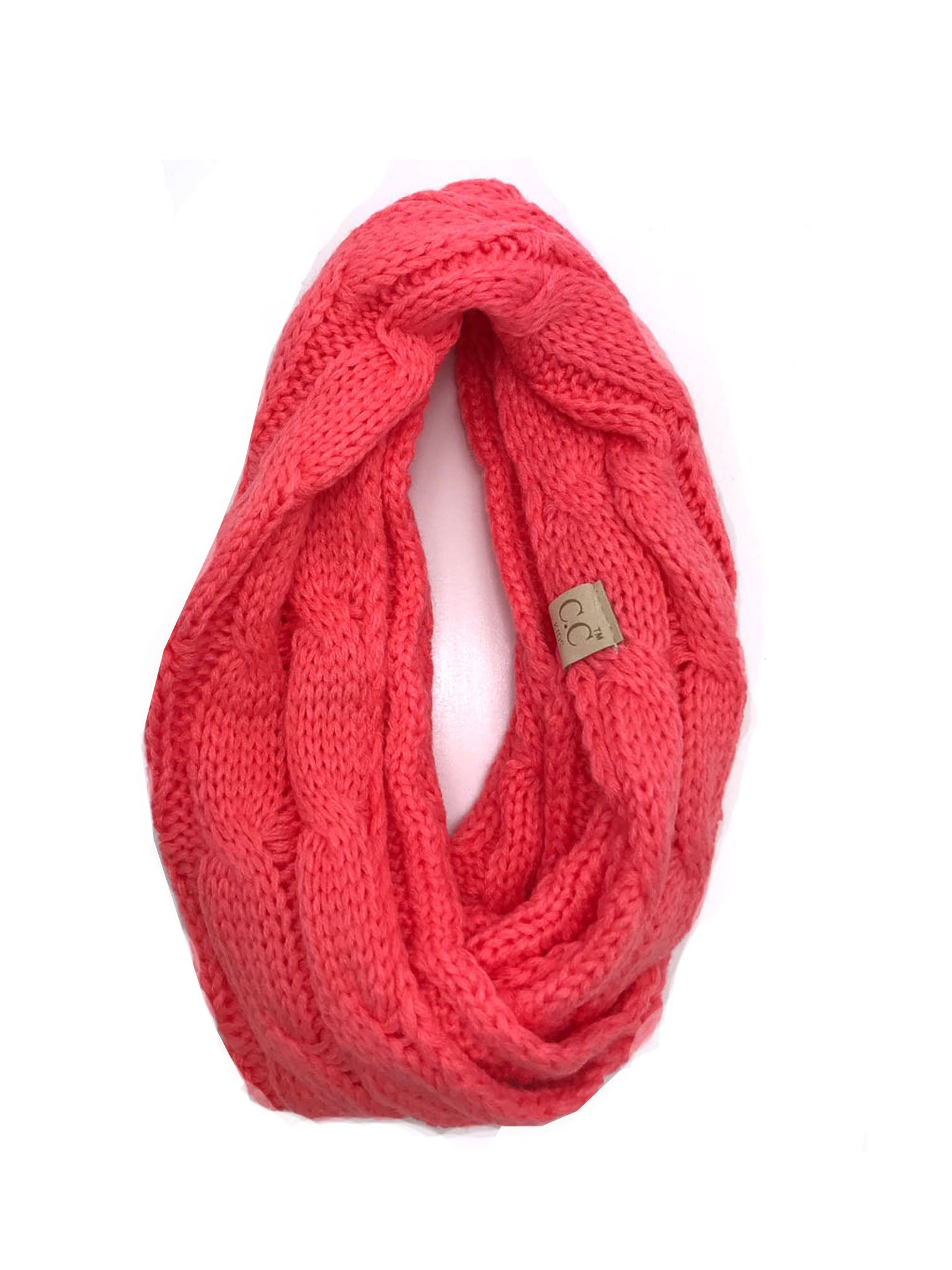 SF800KIDS-CORAL INFINITY SCARF