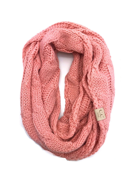 SF800KIDS-PEACH INFINITY SCARF