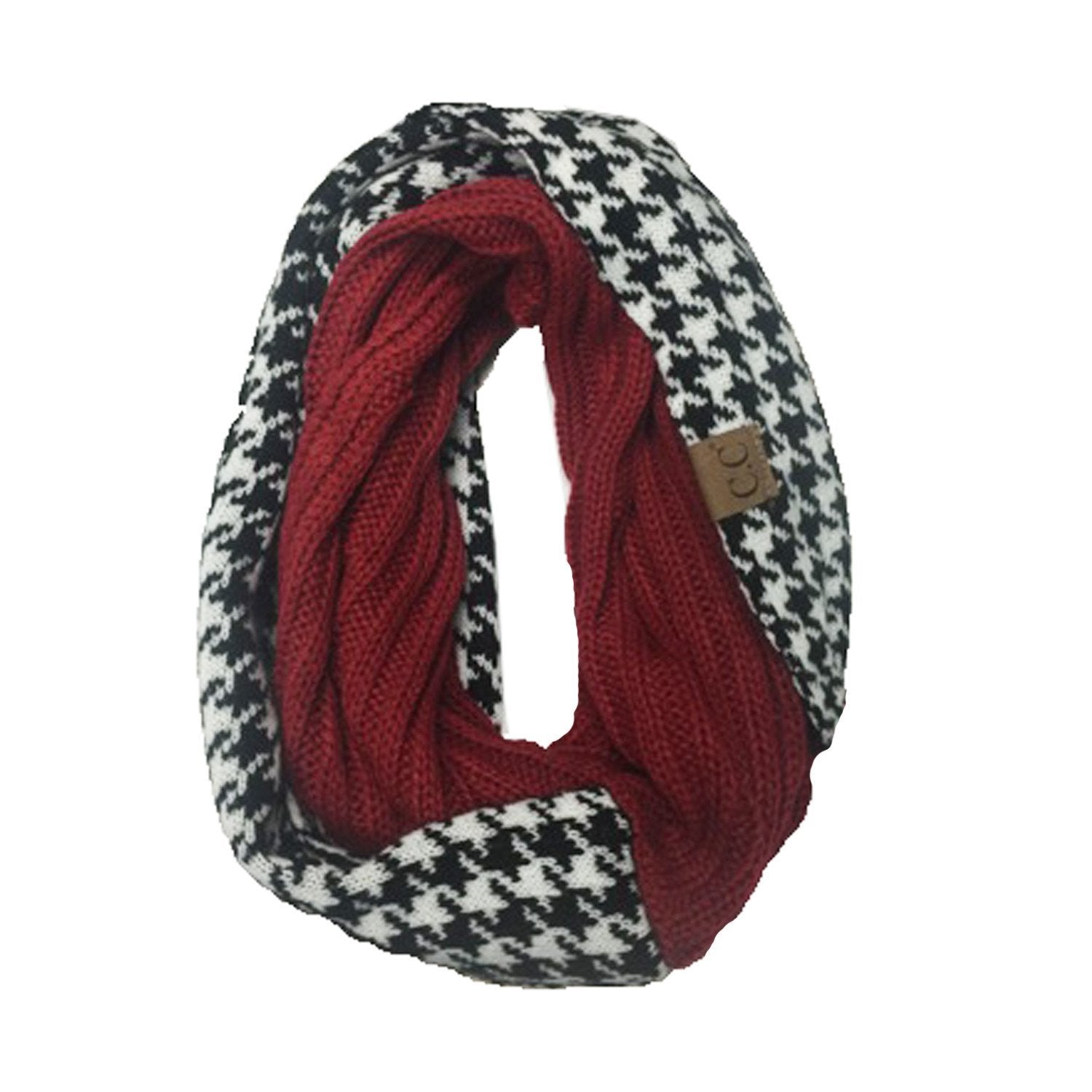 SF-12-HOUNDSTOOTH RED