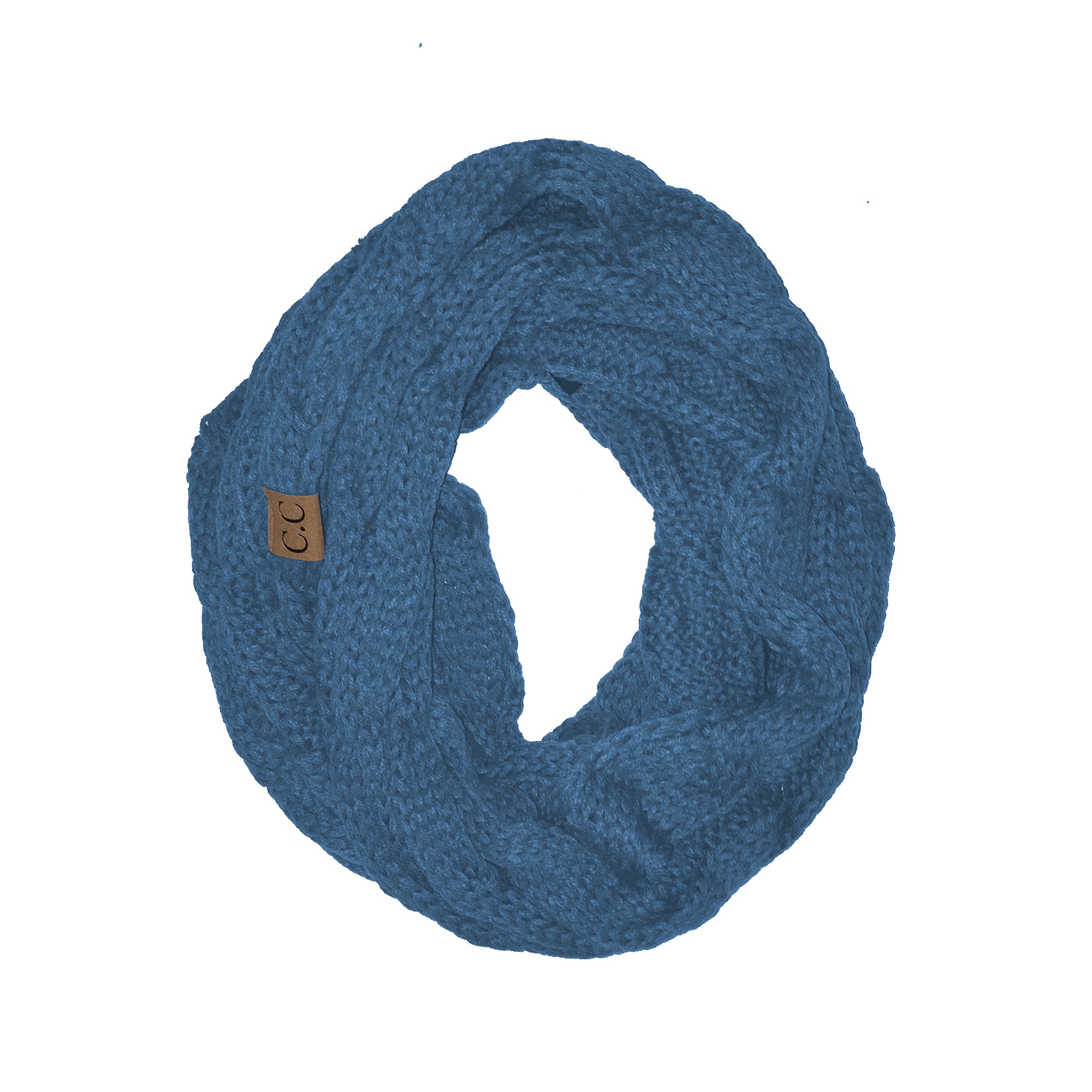 SF800-Denim Infinity Scarf