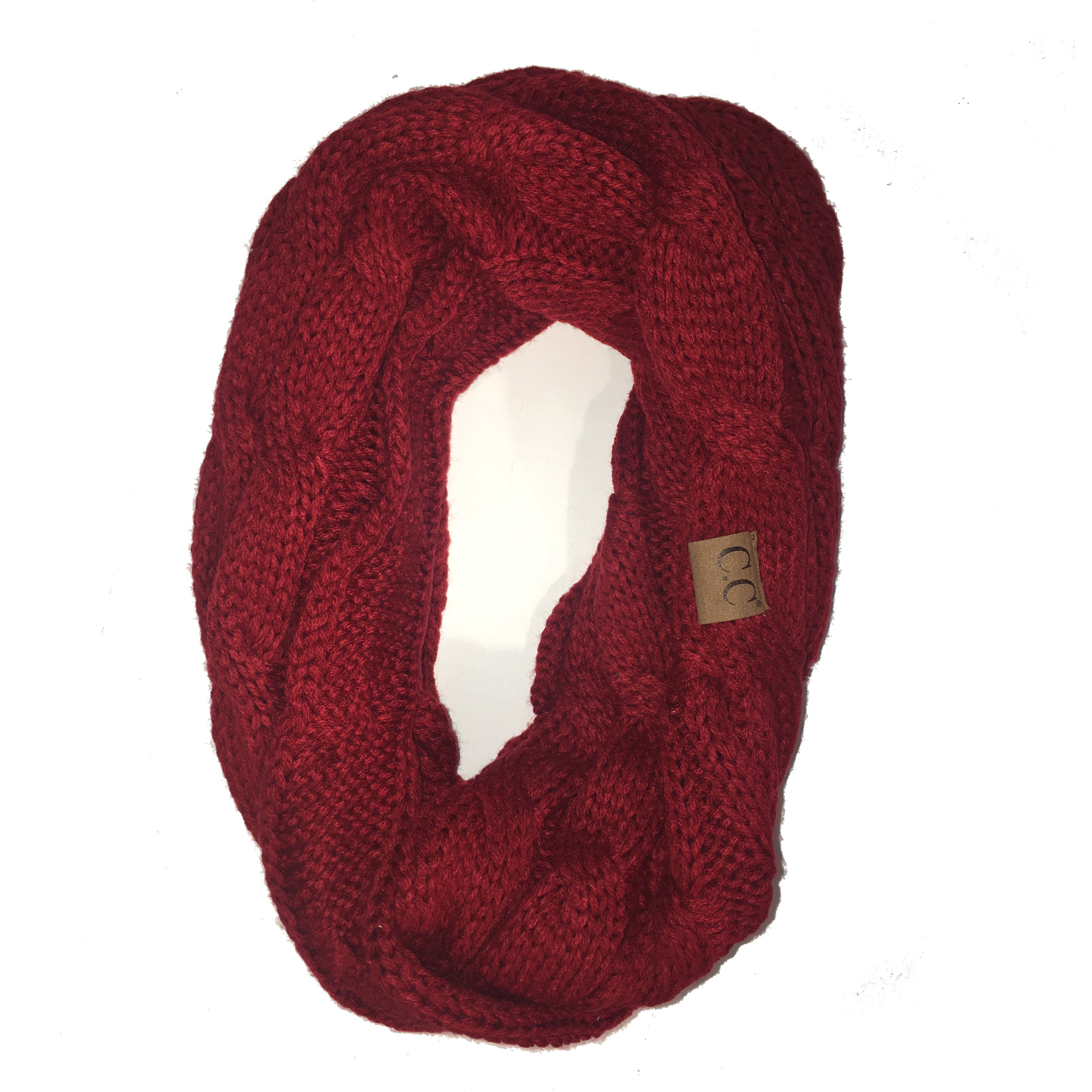 SF800-RED Infinity Scarf