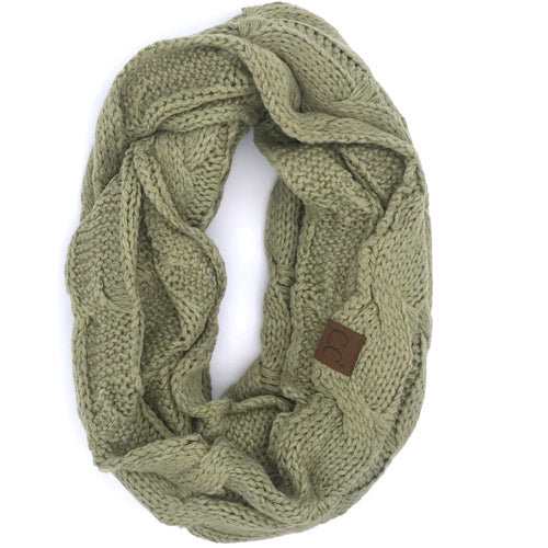 SF800-NEW SAGE Infinity Scarf