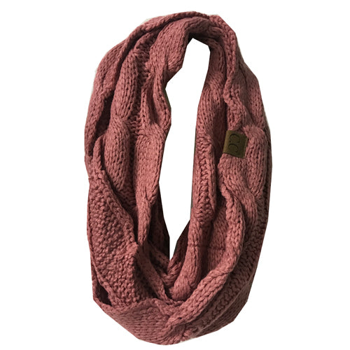 SF800-MAUVE Infinity Scarf