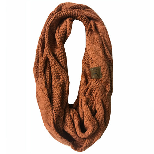 SF800-RUST Infinity Scarf