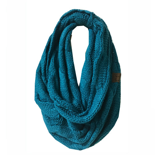 SF800-TEAL Infinity Scarf