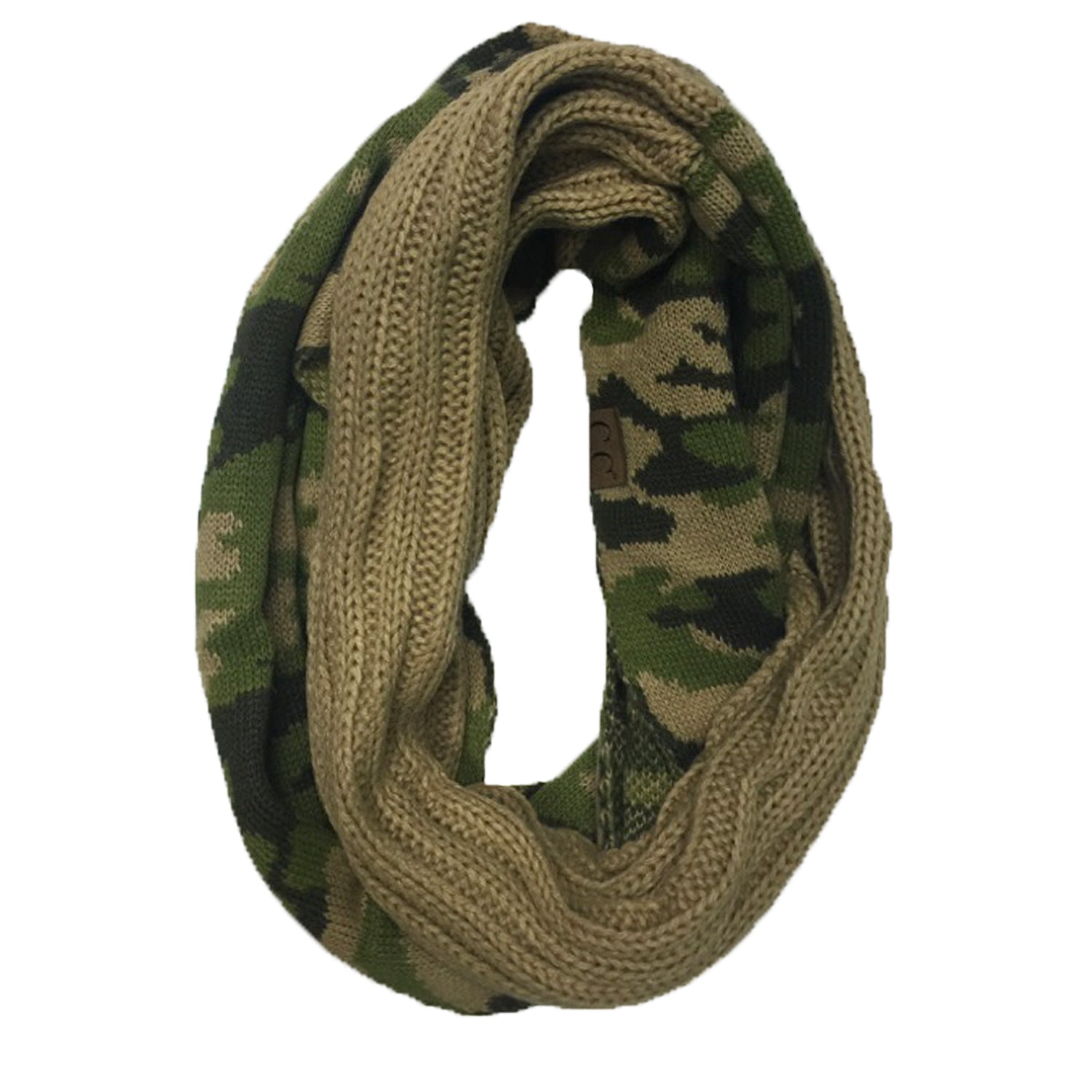 SF-46 CAMO INFINITY SCARF CAMEL